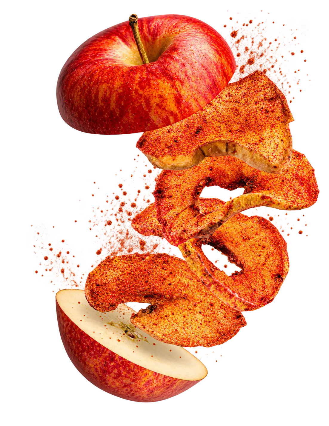 Chips de manzana con chile