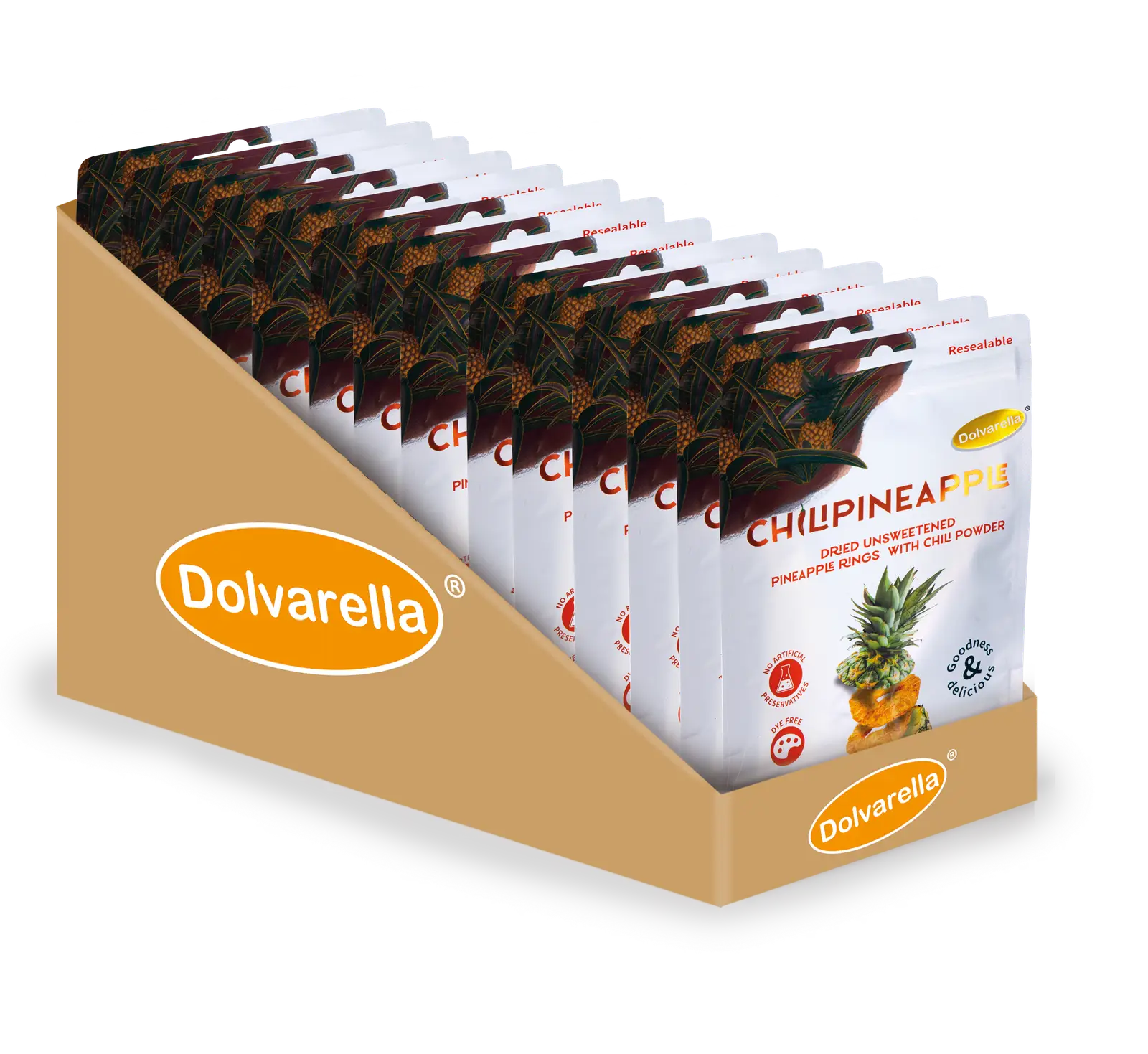 Caja exhibidora de ChiliPineapple